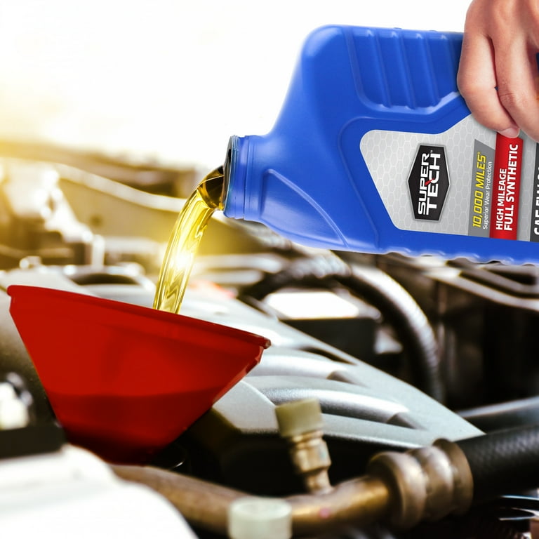 Super Tech High Mileage Full Synthetic SAE 5W 30 Motor Oil 1