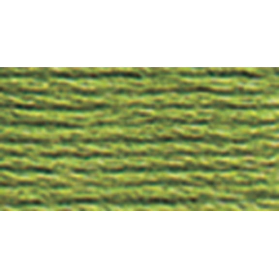 DMC Pearl Cotton Skein Size 3 16.4yd-Medium Yellow Green