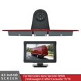 thumbnail image 2 of Rear View Camera Brake Light 4.3Inch Monitor For W906 ,Clear Images, 2 of 7