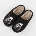 thumbnail image 6 of House Slippers Fluffy Slippers Couples Winter Fashion Pattern Slippers For Men And Women Comfortable Home Warm Slippers, 6 of 8