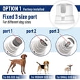 thumbnail image 3 of Molinillo de uñas para perros Clipper Rexipets LED recargable eléctrico, 3 of 25