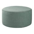 thumbnail image 1 of CNKOO Petite Housse de Pouf Amovible pour Salon - Bleu 48-55cm, 1 of 9