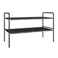 thumbnail image 1 of Monstrate Organizador de fregadero retráctil, estante escalonado para armarios de cocina, estante de almacenamiento retráctil ajustable Organizadores de utensilios de cocina negro, 1 of 6