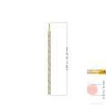 thumbnail image 3 of ANGARA Natural Diamond Vertical Bar Pendant in 14K Yellow Gold for Women (Size-1mm| Color-I-J| Clarity-I1-I2) | April Birthstone, Anniversary, Jewelry Gift for Women | Natural Diamond Necklace, 3 of 8