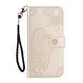 thumbnail image 2 of Allytech Wallet Case for Galaxy Note 10, PU Leather Owl Embossed Detachable Wrist Strap Kickstand Folio Flip Full Protective Shockproof Anti-slip Wallet Case Cover for Samsung Galaxy Note 10,Gold, 2 of 7