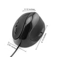 thumbnail image 2 of SHARE SUNSHINE Wired Vertical Mouse 3-speed DPI 6keys Computer Mice-Black, 2 of 6