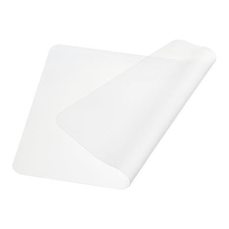 

Uxcell 4pcs Silicone Baking Mats Heat Resistant Kitchen Table Mats Dishwasher Safe for Dining Table Clear White