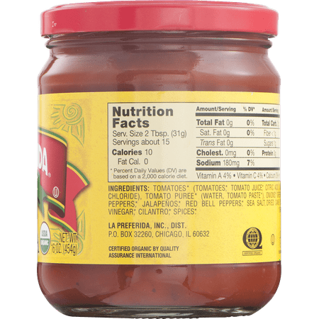 La Preferida Salsa Hot (12x16OZ )