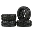 thumbnail image 3 of Front Rear Wheel Rim Tires for 1/10 1/14 1/16 Hsp  144001 RC Car (4pcs), 3 of 9