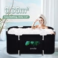 thumbnail image 2 of Nelbons Portable Foldable Bathtub, Relaxation and Convenience Travel and Home Spa Bathtub for Adults Families, Easy to Assemble Collapsible Bathtub, 2 of 15