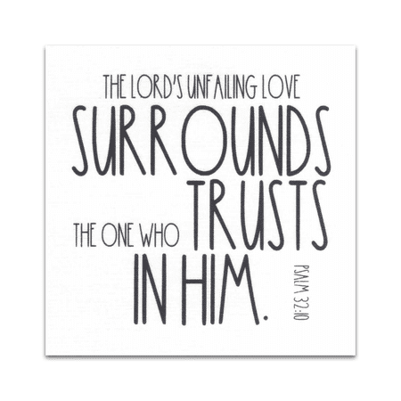 Bible Verses Precut Quilt Squares, White (20 Piece), Size: 3.5"