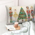 thumbnail image 3 of Christmas Pillow Covers 12x20 Set of 2 Nutcracker Christmas Decor Linen Pillowcase Christmas Decorative Throw Pillows Farmhouse Winter Holiday Decor Outdoor Cushion Covers for Couch Home Deocr, 3 of 6