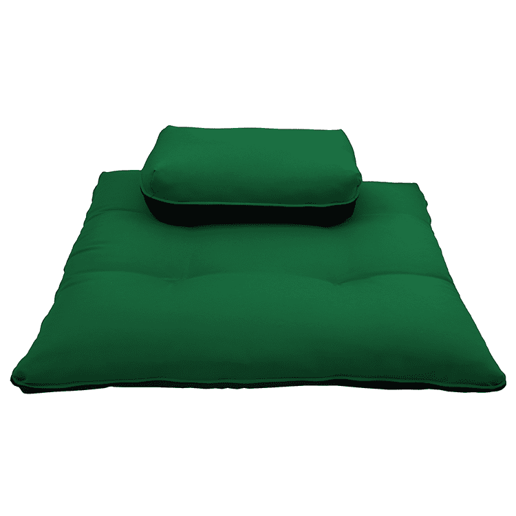 Seats Yoga Meditation Black/Hunter Zafu Zabuton Set Cotton Cushions Mats 