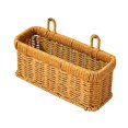 thumbnail image 2 of Cesta de almacenamiento, cesta para colgar en la pared, tejida con asa, cesta decorativa para habitación Pequeño, 2 of 9