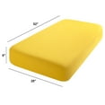 thumbnail image 5 of Lorviah 2 Pack Fitted Crib Sheet, 28"x 52" Ultra Soft Microfiber Crib Sheet for Boys & Girls, Yellow, 5 of 6