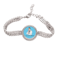 thumbnail image 1 of Medicina preventiva Pulsera de tobillera de cadena de tenis, joyería de diamantes, 1 of 3