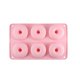 thumbnail image 2 of Moldes de silicona para donas, paquete de 4 moldes de silicona antiadherentes de grado alimenticio para hornear donas, verde, rosa, amarillo y morado, 2 of 5