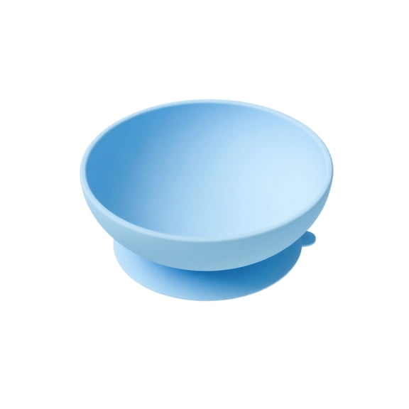 Rdausd 5.98" Silicone Pet Bowl with Suction Cup, Non-Slip Dog Cat Feeding Bowl, Food Grade Water Bowl for Small Medium Pets, BPA-Free Durable Pet Bowl, Blue