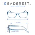 thumbnail image 5 of Readerest Blue Light Blocking Reading Glasses (Light Blue, 1.50 Magnification) Computer Eyeglasses With Thin Reflective Lens, Antiglare, Eye Strain, UV Protection, Stylish For Men And Women, 5 of 6