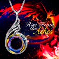 thumbnail image 4 of Collar con colgante de cristal Phoenix de Kate Lynn para mujer, 4 of 6