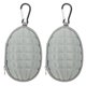 thumbnail image 1 of Bolsa de Almacenamiento de Accesorios para Billar Uxcell, 2 Piezas Bolsa de Tiza Portátil, Gris, 1 of 6