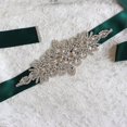 thumbnail image 4 of Rubans de Mariage Ceinture de Mariée Robe Bal Cristal Ceinture Faite à la Main Strass Ceintures Soirée Fête Ceinture Faite à la Main Strass, 4 of 7