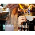 thumbnail image 2 of Cuchara de cóctel, barra agitadora, cuchara larga para mezclar con tenedor, cucharas agitadoras de cóctel con patrón en espiral de acero inoxidable de 10 pulgadas, 6 piezas (plata), 2 of 5