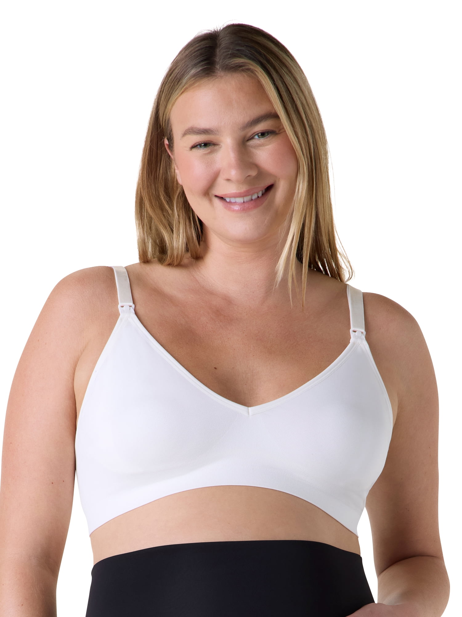 Ingrid & Isabel For Every Belly Women's Maternity & Nursing Seamless, 3-Pack Bra, SizesS-XXXL