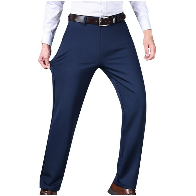 mens dress slacks slim fit Mens Madison In-Seam Slim Fit Black Pants main image 0