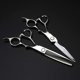 thumbnail image 3 of 6 Inch Professional Hair Cutting Scissors Set, 440c Steel Barber Shears with Precision Blades and Ergonomic Grip, 3 of 4