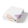 thumbnail image 4 of Cute Rabbit Duvet Cover Set Queen Size,Purple Lavender Bedding Set 3Pcs for Kids Girls Boys Decor,Nature Flower Animals Comforter Cover Spring Happy Easter Quilt Cover,2 Pillowcases（No Comforter）, 4 of 6