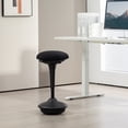thumbnail image 2 of HOMCOM Adjustable Active Standing Stool with Rocking Motion, Black, 2 of 8