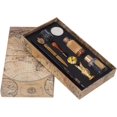 thumbnail image 2 of Dip Calligraphy Pen - Set Vintage Fine Calligraphy Pen Set Seal Stamp Dip Pen Gift, 2 of 5