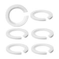 thumbnail image 1 of 6 piezas de anillos adaptadores de pantalla de lámpara E27 a E14, accesorios para pantallas de lámparas, convertidor de portalámparas, convertidor de, 1 of 8