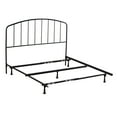 thumbnail image 5 of Hillsdale Furniture Tolland Arched Spindle Satin Black Metal Headboard with Full/Queen Bed Frame, 5 of 7