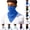 Blue, variant on Neck Gaiter Ear Loop Face Cover Lightweight UV Protection Triangle Bandana Outdoor Sports Scarf
