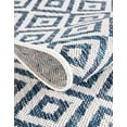 thumbnail image 7 of Jill Zarin Outdoor Collection Area Rug - Costa Rica (7' 1" x 10' Rectangle Blue/Ivory), 7 of 7