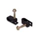 thumbnail image 2 of SatelliteSale Dual Flex Cable Clip Negro 100 Pcs Clip de tornillo y sujetador, 2 of 5
