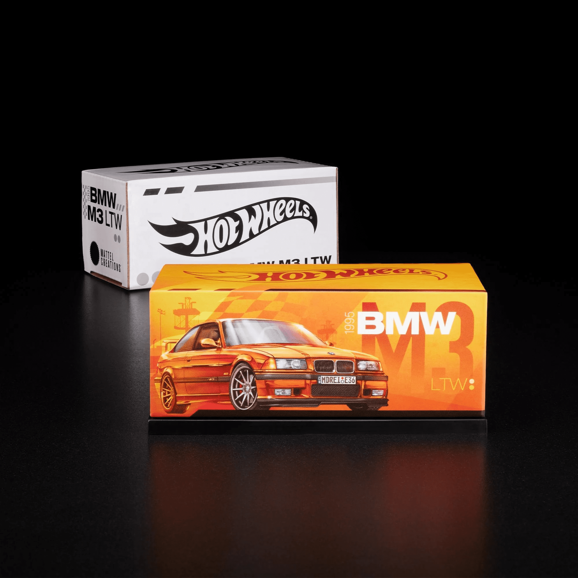 Hot Wheels 1995 BMW M3 LTW RLC Collectors Exclusive - Orange