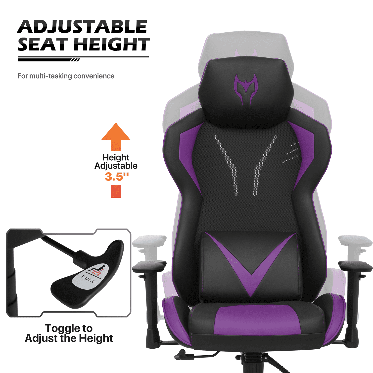 Purple or Samsonite: Lumbar Upgrade Your Chair – AdoredTV