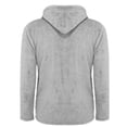 thumbnail image 4 of WTOBBY Men's Fall and Winter Solid Color Hooded Fleece Coat, Fleece Fashion Trend Menswear for Casual and Street Style, Soft and Warm for Daily Wear,Light Gray 2XL, 4 of 5