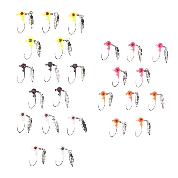 25 señuelos de pesca con cucharillas giratorias de 1,75 g de acero de alto carbono para pesca al aire libre.