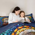 thumbnail image 5 of Castle Fairy Safari Eagle Bedding Comforter Set 2pcs for Boys Girls,Exotic Style Twin Comforter Sets Microfiber,Vintage Aesthetic Breathable Bedding Set,Super Cozy Room Decor,Reversible, 5 of 8