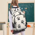 thumbnail image 7 of FORMRS Unisex School Backpack 17" Student Travel Bag with Laptop Compartment, Cute Cat Paw, 7 of 7