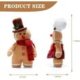 thumbnail image 2 of Christmas Gingerbread Plush Doll Holiday Decor for Kids Girls Gifts, 2 of 5