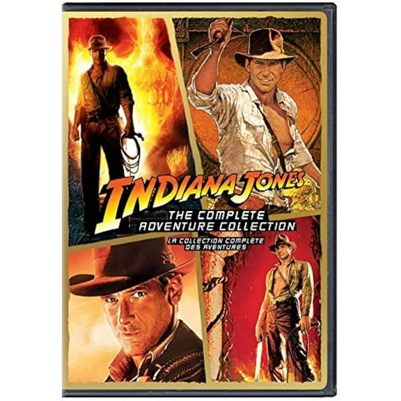 The Adventures of Indiana Jones The Complete DVD Movie Collection 5-Disc Box Set Movie New