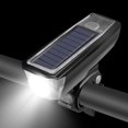 thumbnail image 3 of Front Solar Charging Bike Front Light High Brightness Flaslight with Horn for Mountain Bike Night Cycling, 3 of 8
