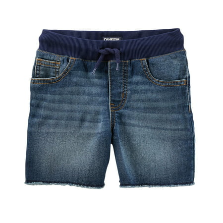 OshKosh B'gosh Little Boys' Pull-On Shorts, Blue Denim, 4-Toddler ...