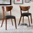 thumbnail image 4 of Pemberly Row Modern Wood Dining Chair in Dark Walnut (Set of 2), 4 of 5