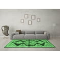 thumbnail image 3 of Ahgly Company Indoor Round Persian Emerald Green Traditional Area Rugs, 5' Round, 3 of 4